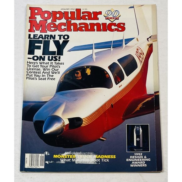 1992 COMPLETE Year - 12 Issues POPULAR MECHANICS Magazine Olympics Hummer Fly - Picture 3 of 10